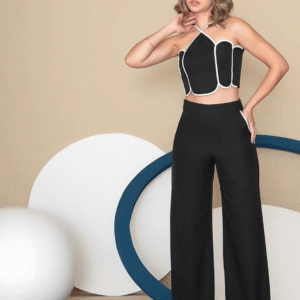 Conjunto Vivi Bicolor  Modernidade e Estilo em um Só Look