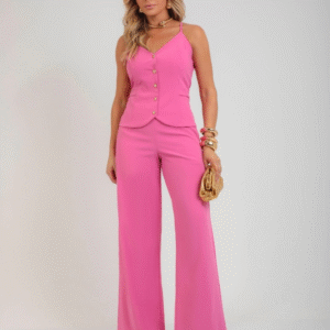 Conjunto de Calça em Crepe