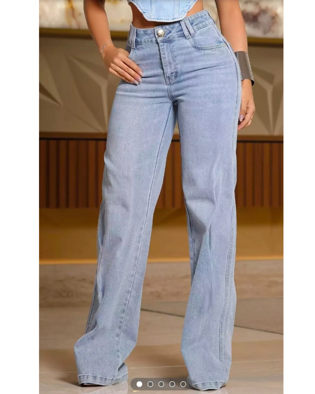 Calça Wide Leg